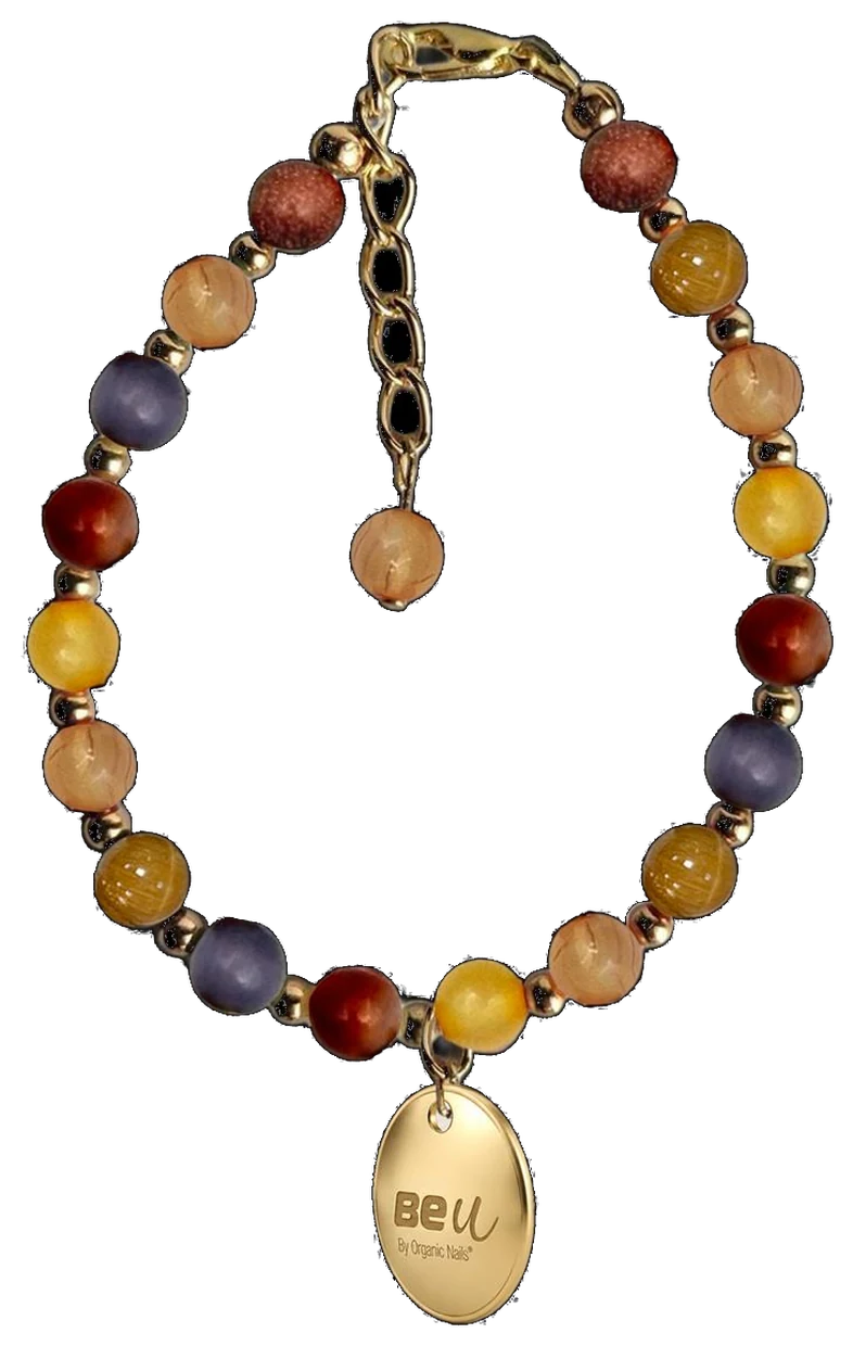 Pulsera Be U con cuentas en los tonos de la colección